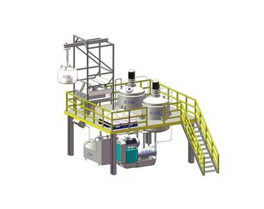 一體化投料分散研磨單元
